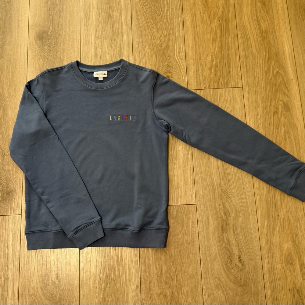 Lacoste Blue Crewneck Sweater.